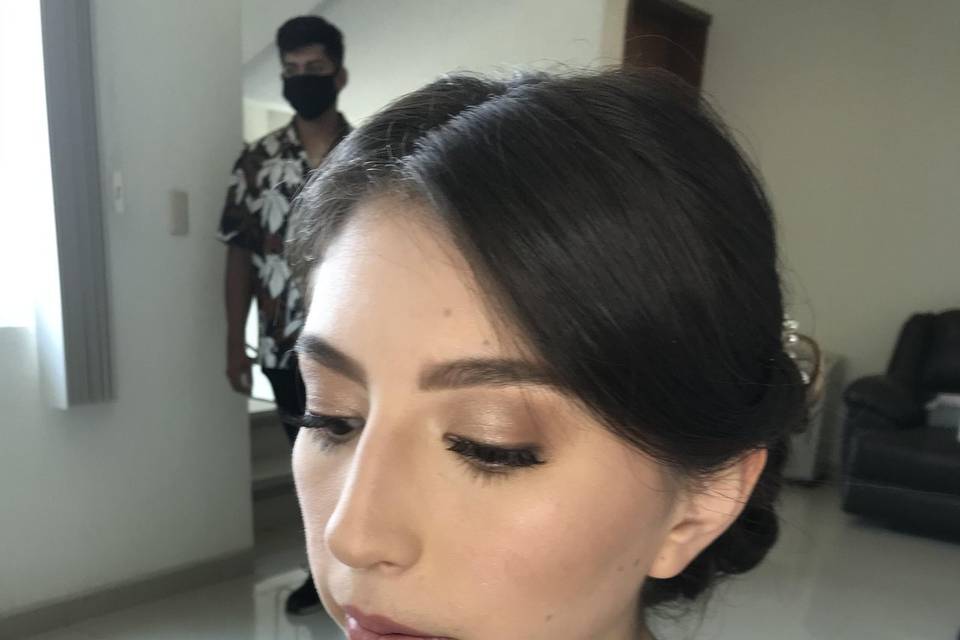 Maquillaje natural de novia