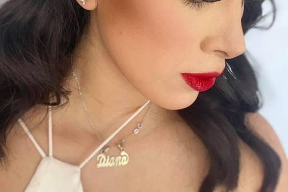 Maquillaje novia glam