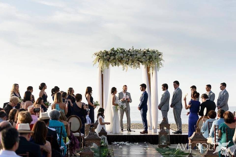 Ceremonia en playa