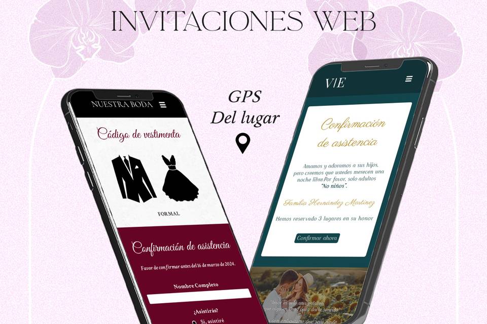 Incluye nombre de invitados