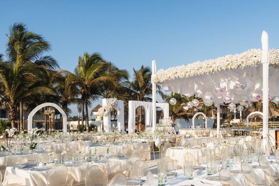 Montaje de boda