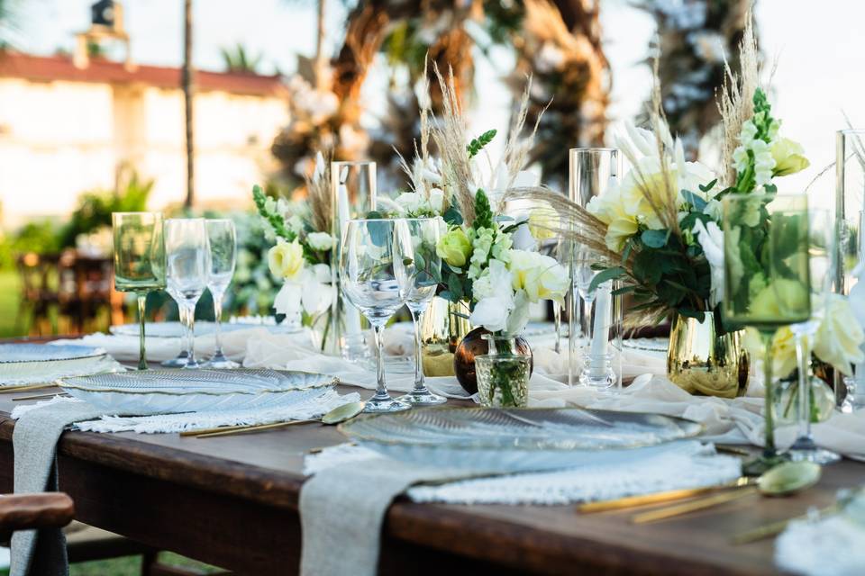 Montaje de boda