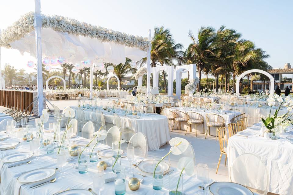 Montaje de boda