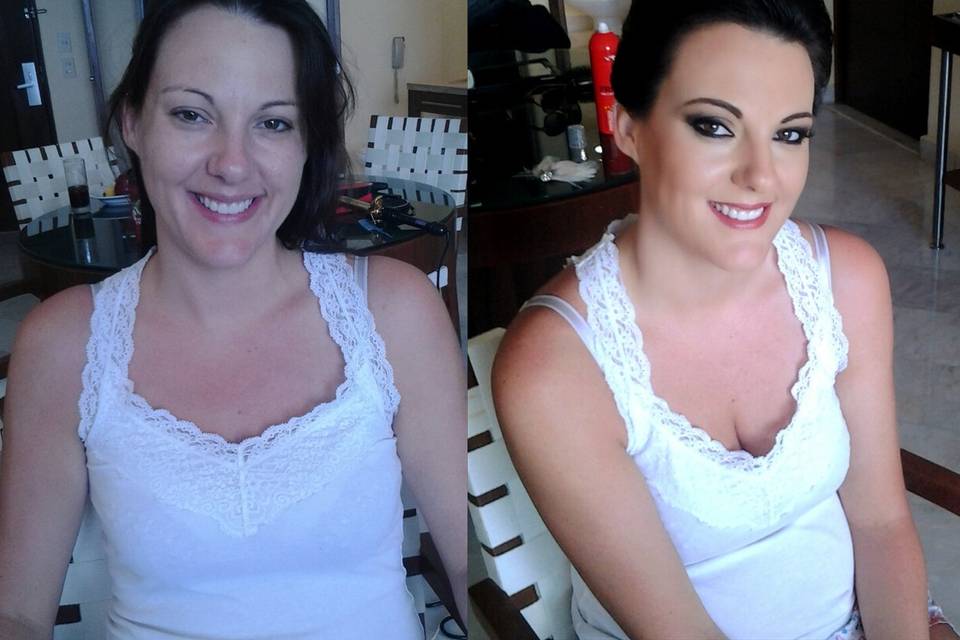 Antes y después novia