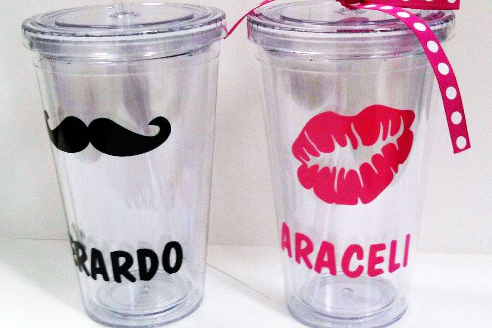 Vasos para novios