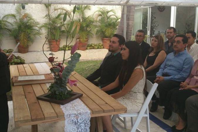 Montaje boda civil