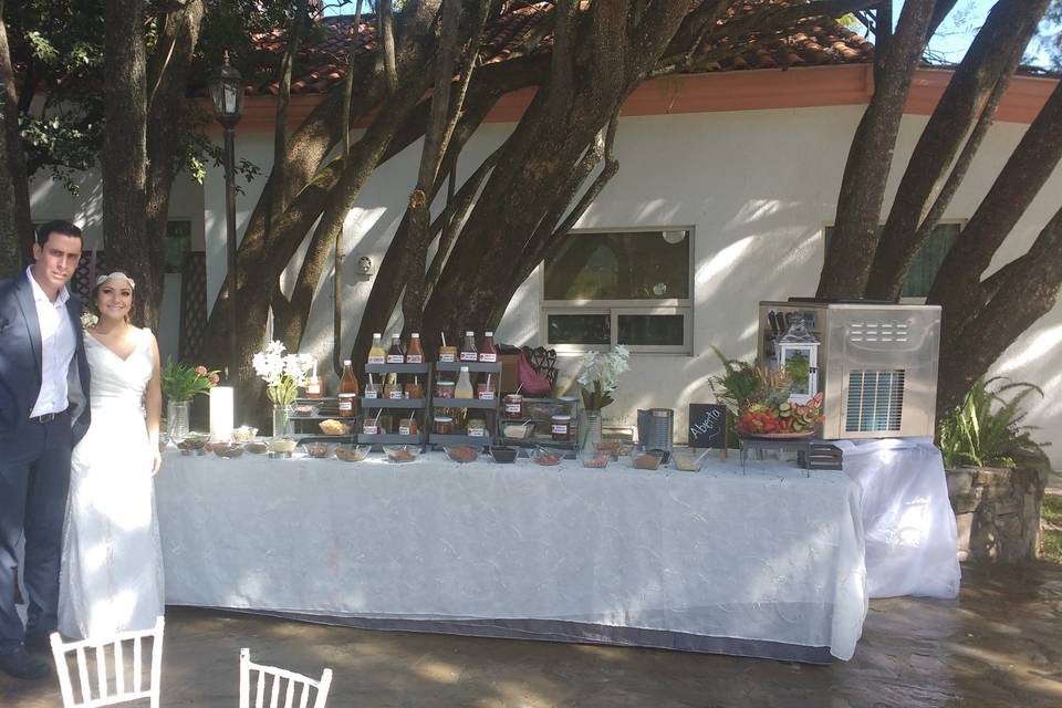 Boda en jardín