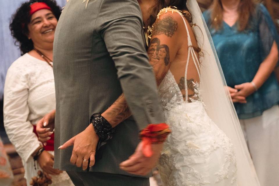 Ceremonia íntima con invitados