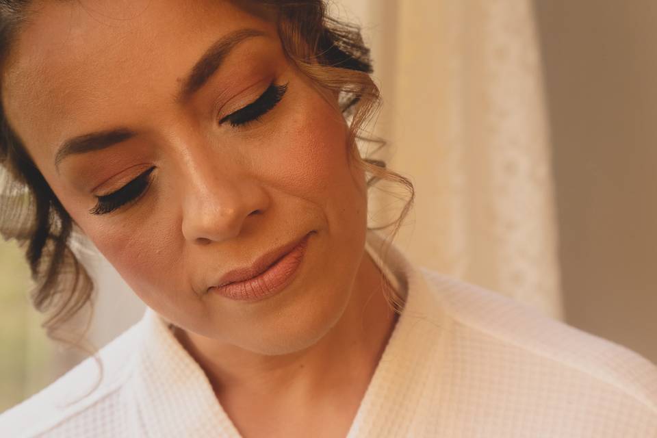 Maquillaje y peinado novia