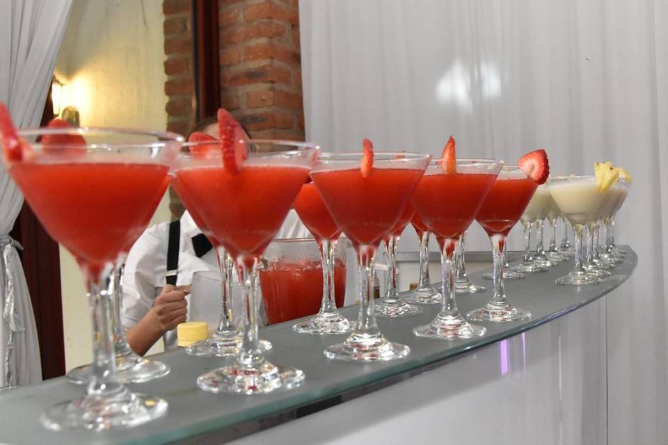 Cocteleria de bienvenida