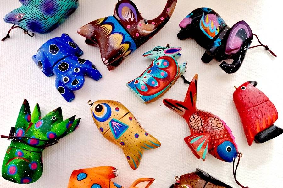 USB Alebrijes de madera