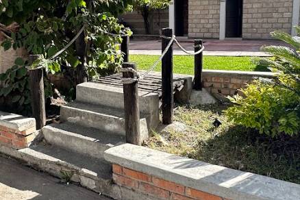 Jardin y baños