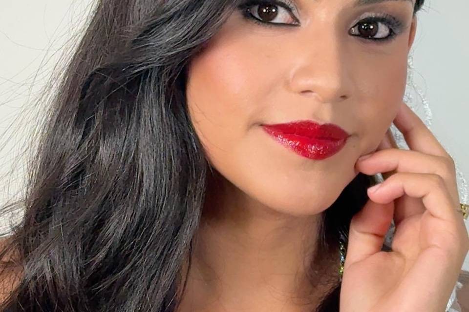 Novia labio rojo