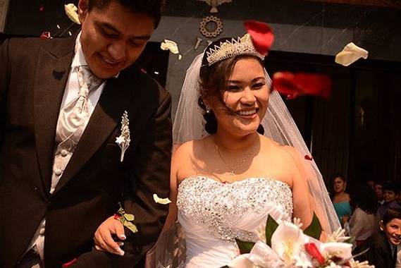 La felicidad de los novios