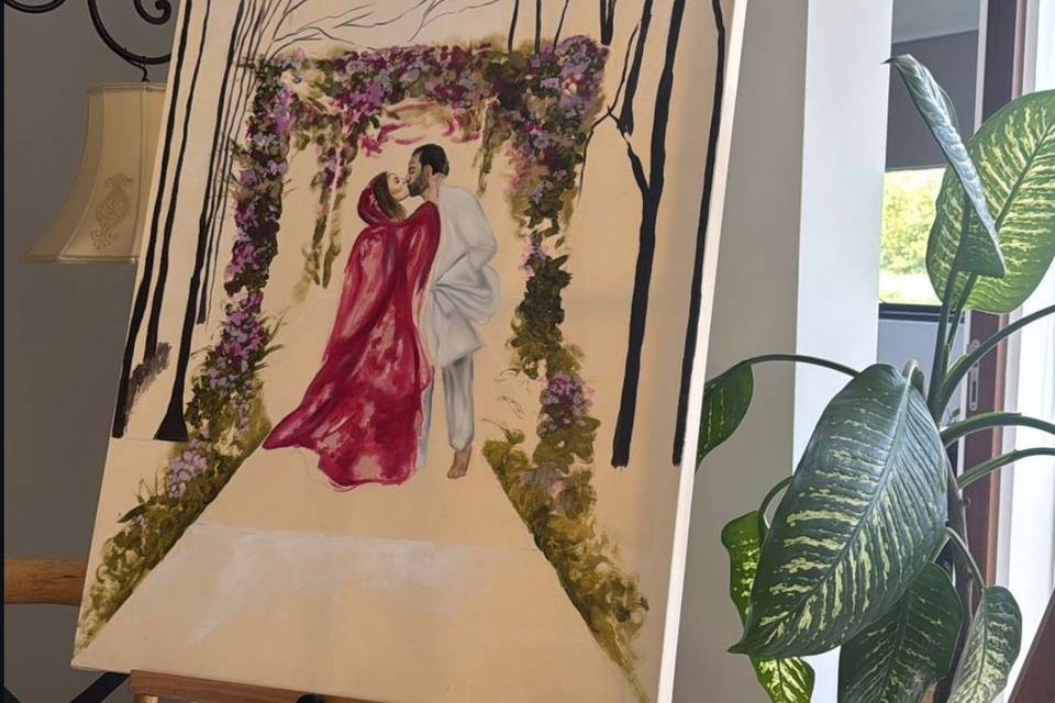 Raj & Ali (Live Painting)