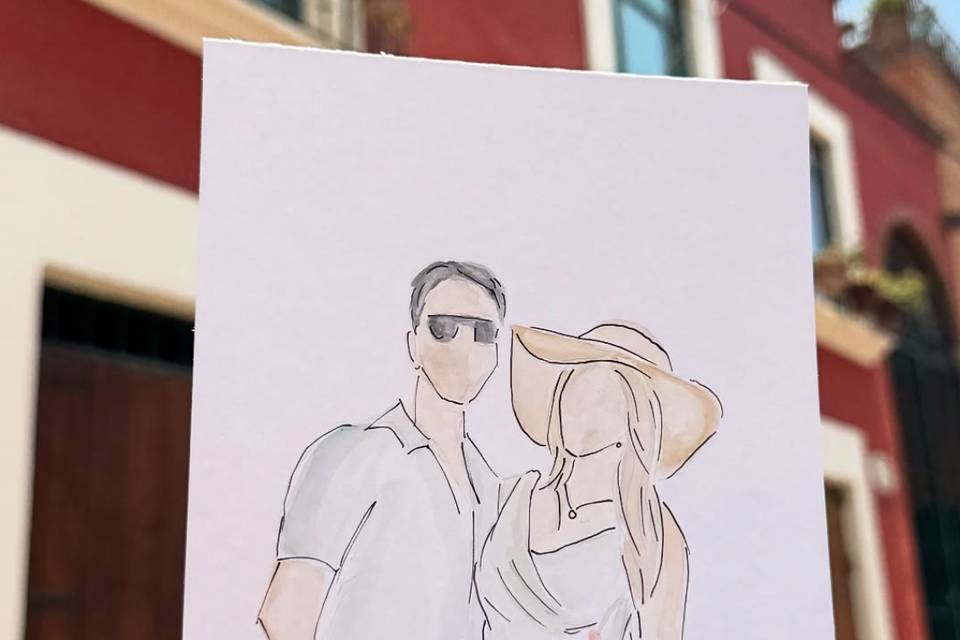 Cada pareja recibe la suya
