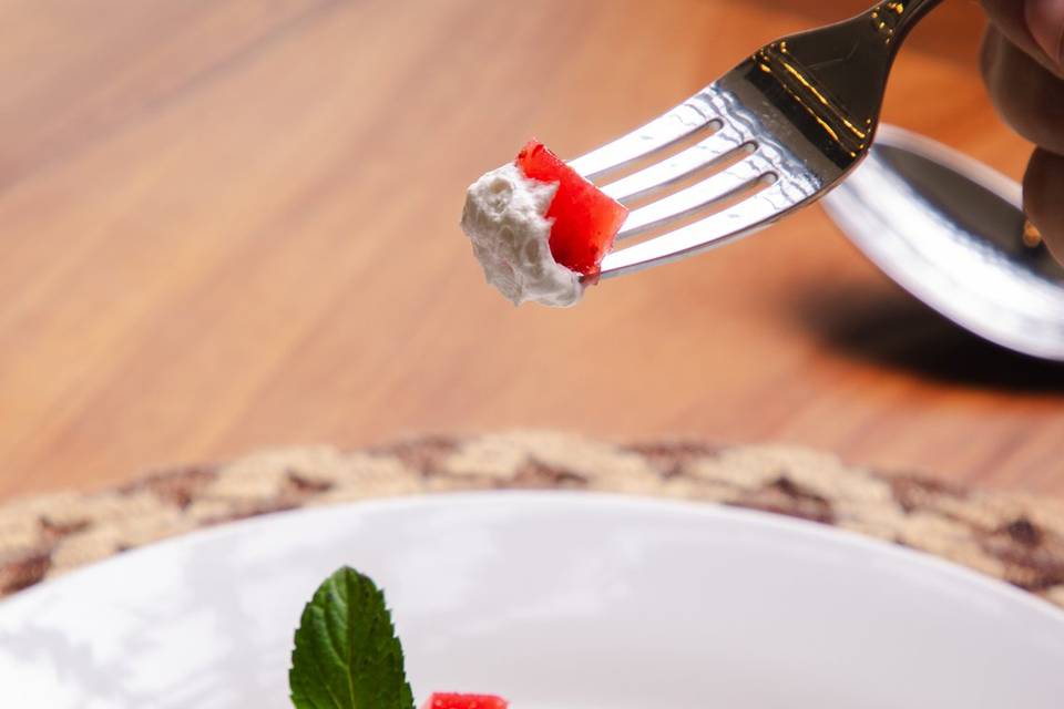 Postre gourmet