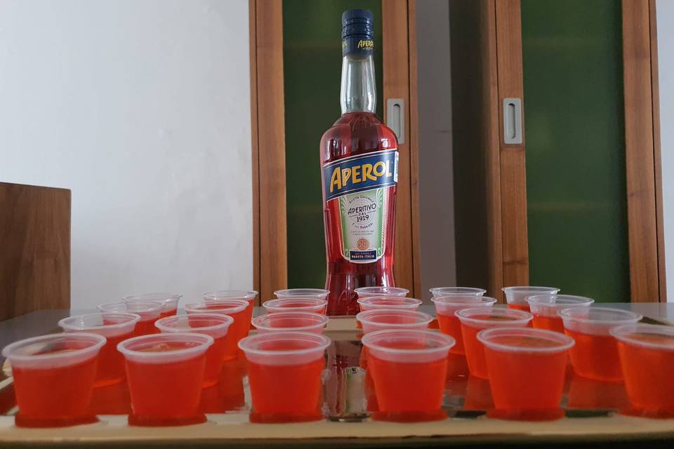 Aperol Jelly Shots