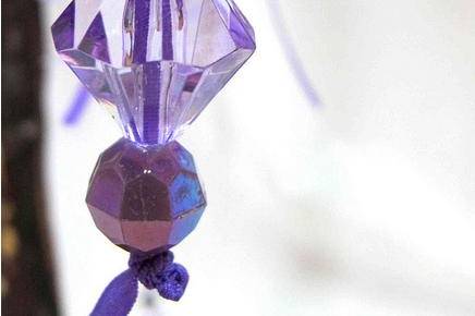 Campanitas de cristal para los invitados