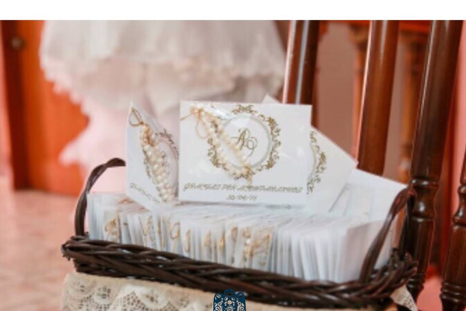 Pulseras para souvenir boda