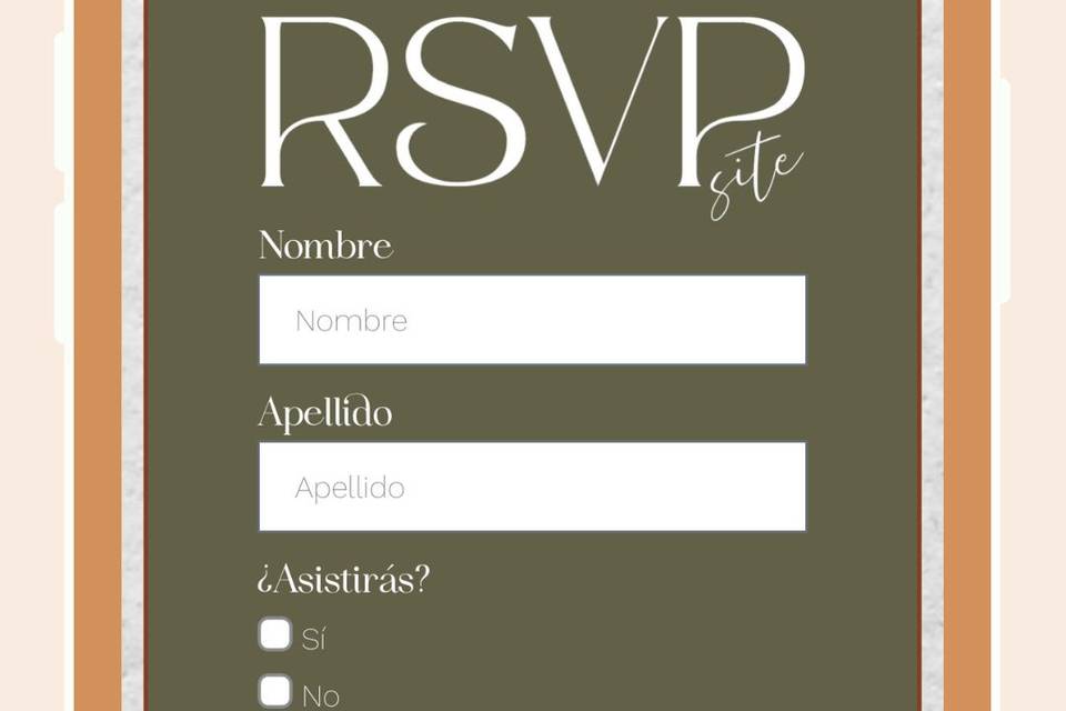 RSVP My Wedding Site