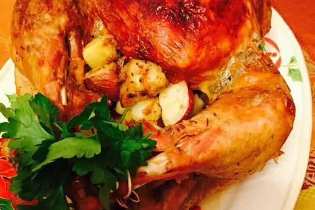 Pollo con guarnición