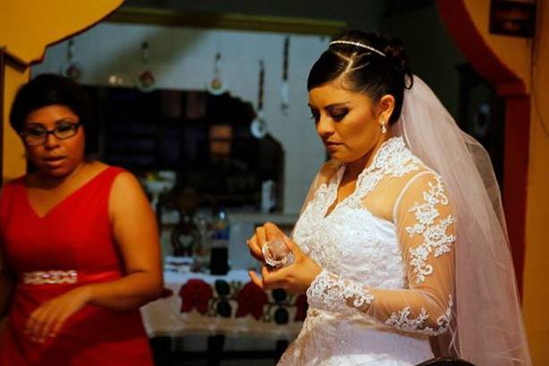 Preparación de la novia