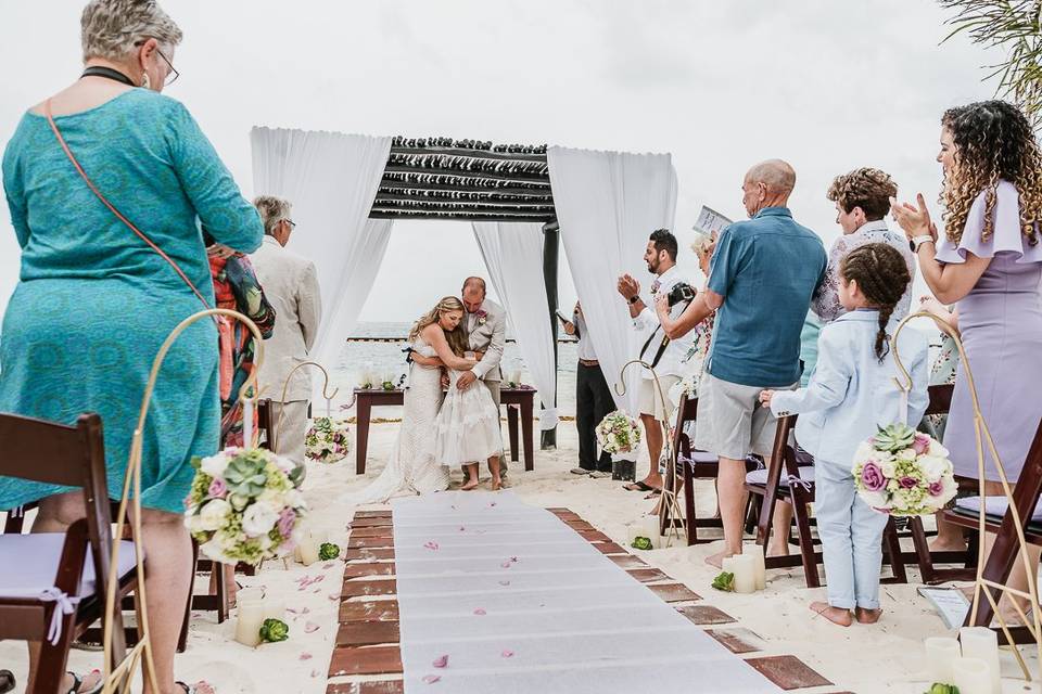 Boda en la playa