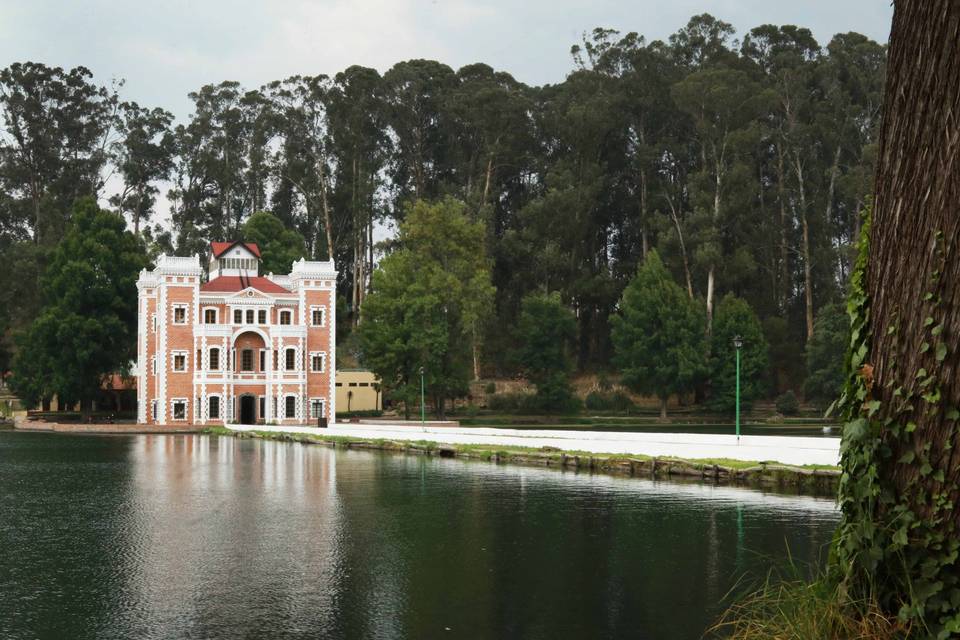 Vista al lago de spa