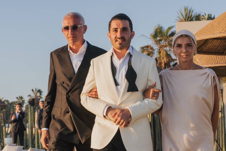 Groom & Parents
