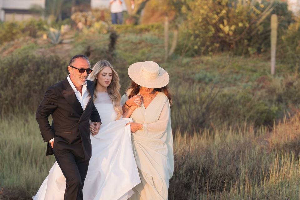 Bride & Parents