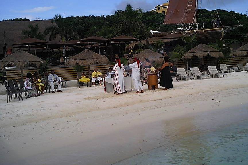 Boda en la playa