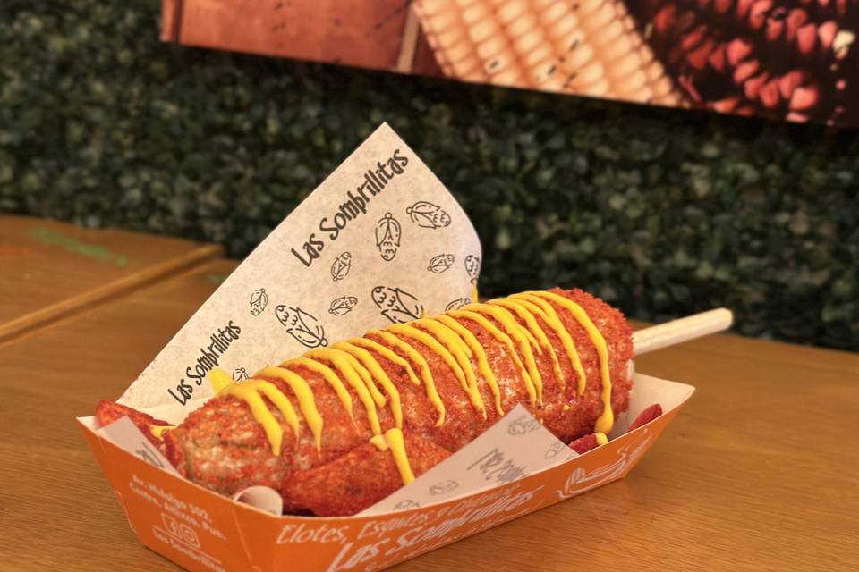 Elote con doritos