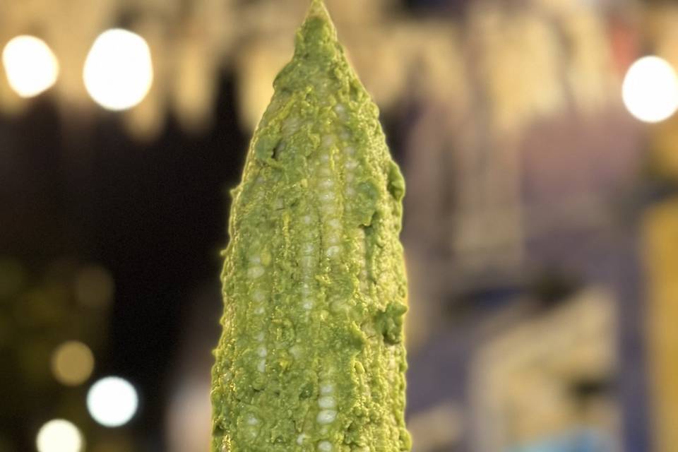 Elote con guacamole