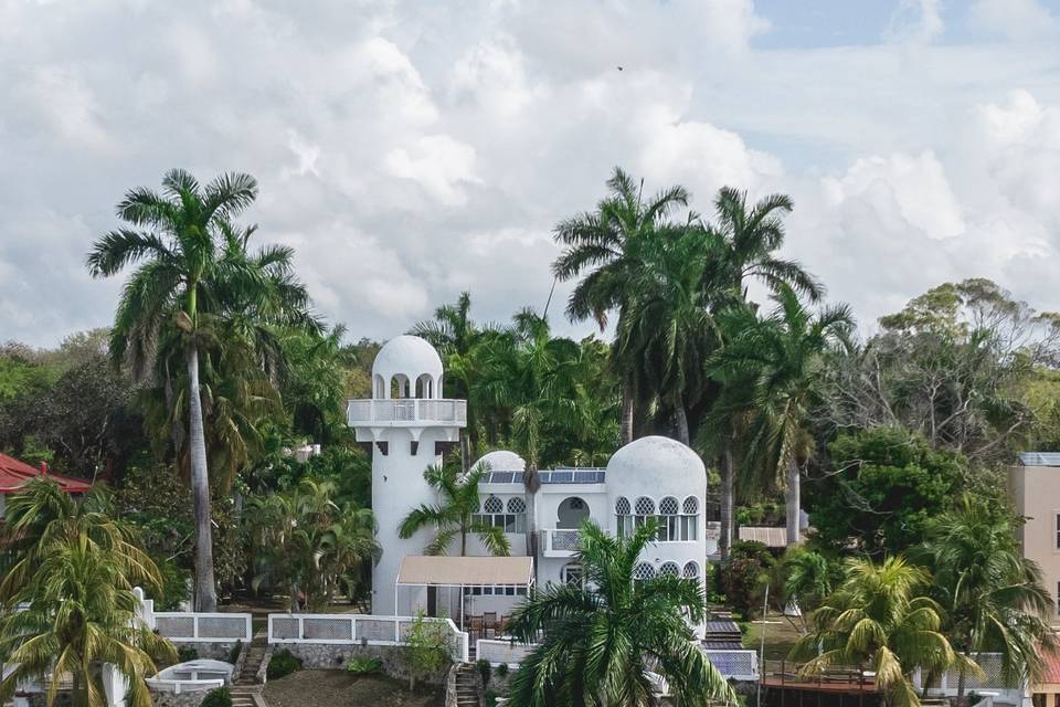 Vista desde la laguna