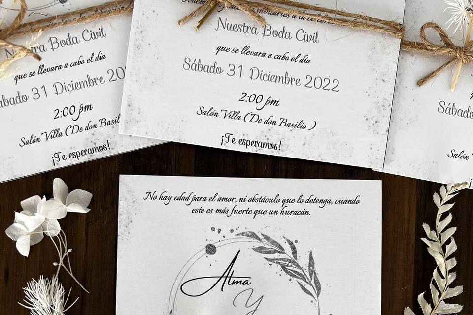 Invitación sencilla