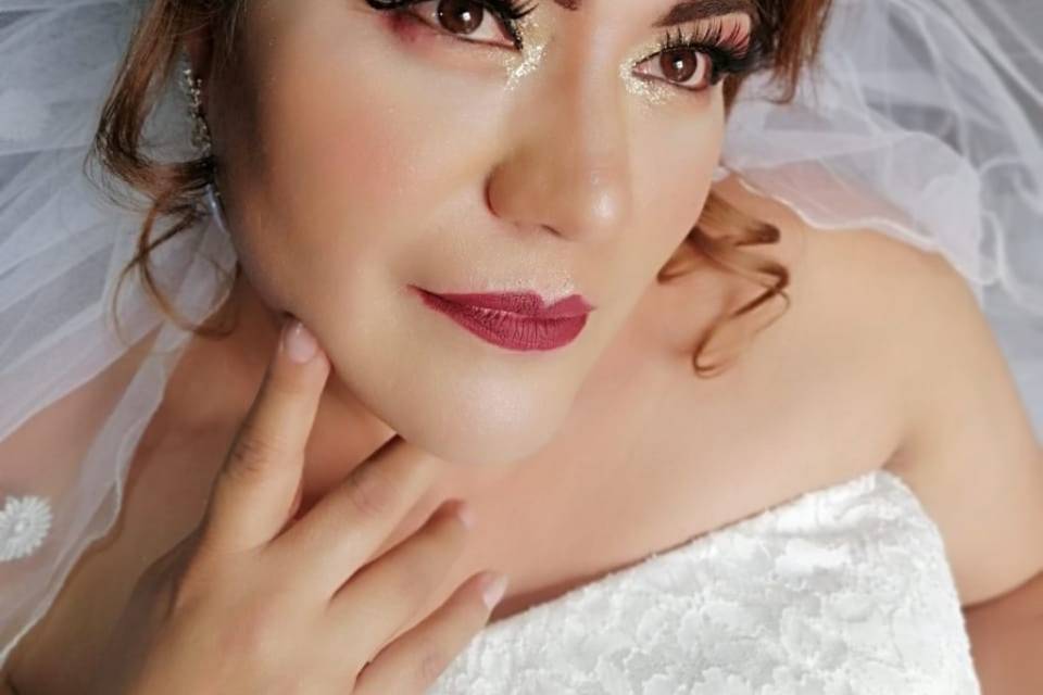 Novia monse, maquillaje de día