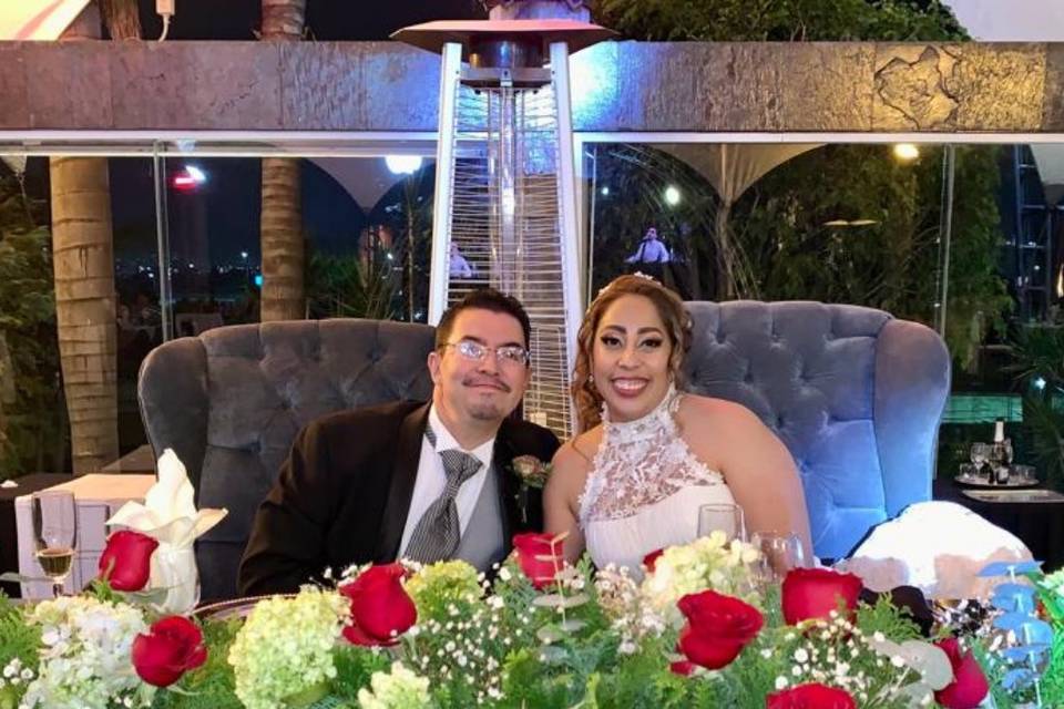 Karla y su esposo