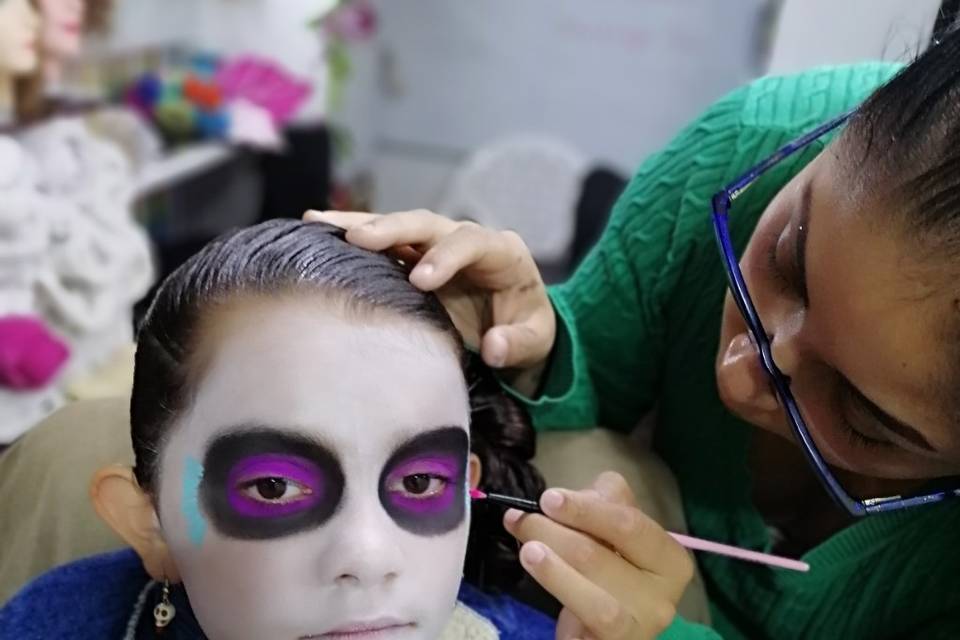 Proceso del maquillaje