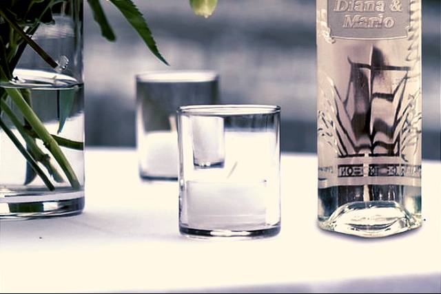 Tequila plata punta diamante
