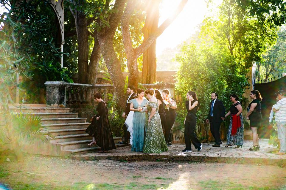 Llegada a la hacienda