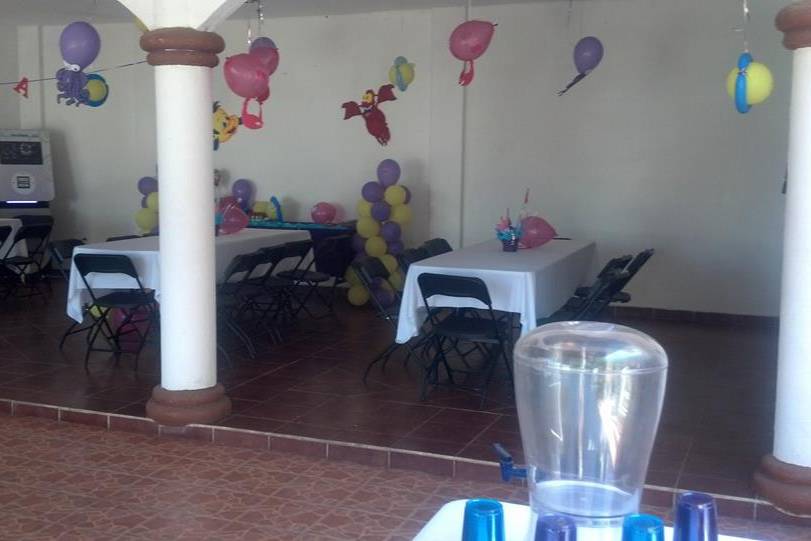 Salón para la fiesta