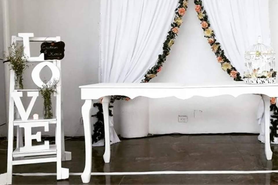 Mesa para novios
