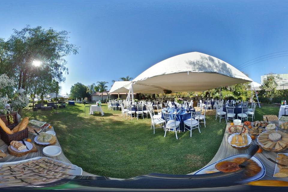 Mesa canales para bodas