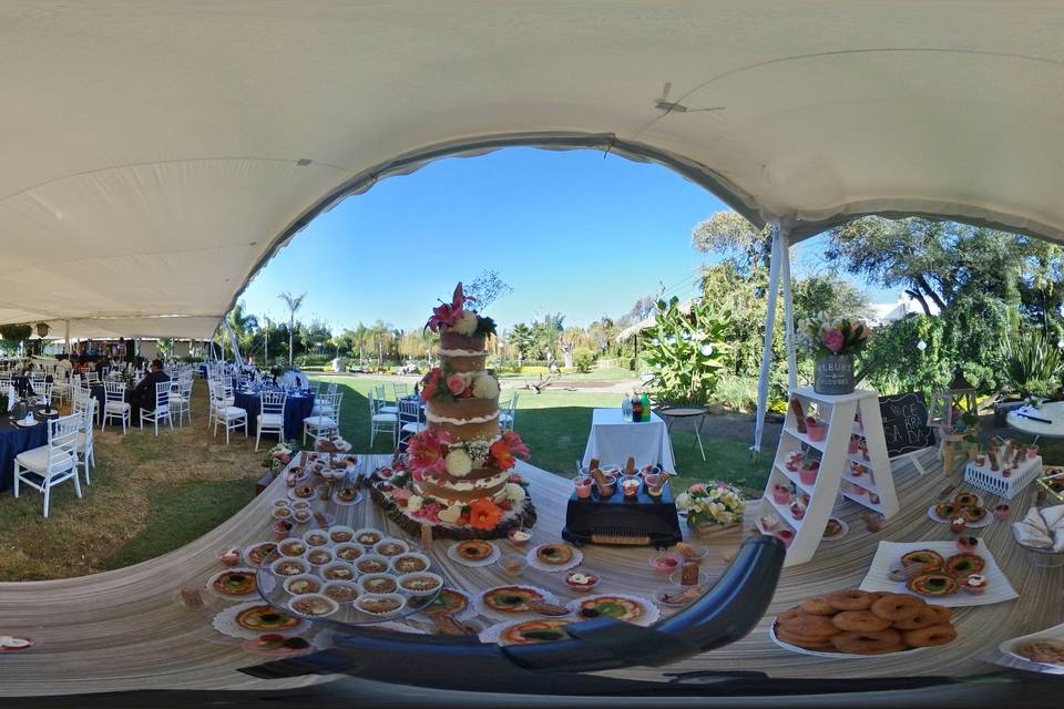 Mesa de postres boda