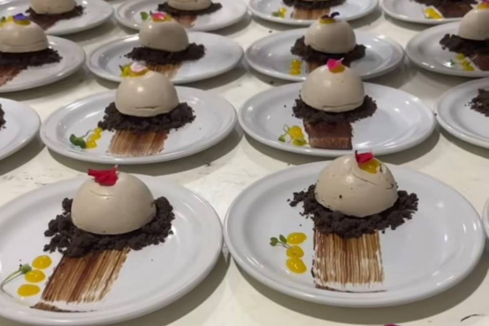 Panacota de chocolate