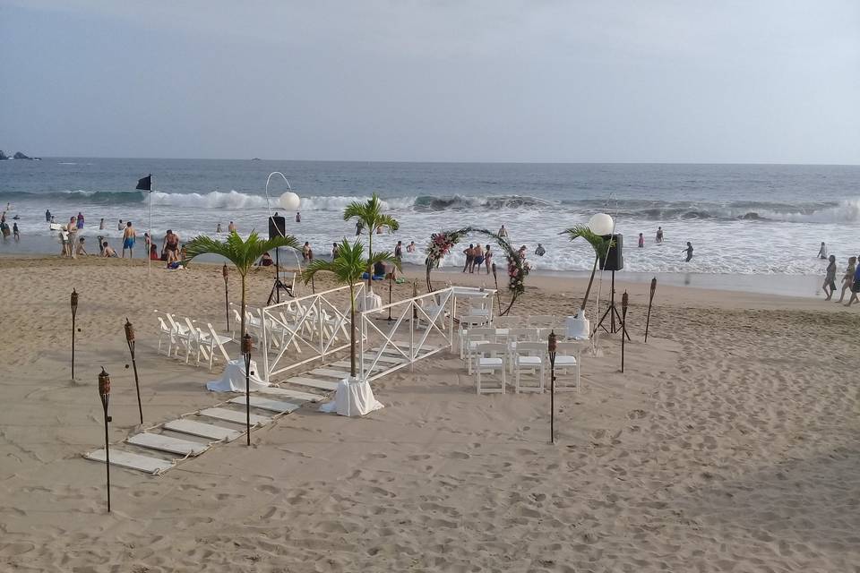 Boda en hotel Tesoro Ixtapa