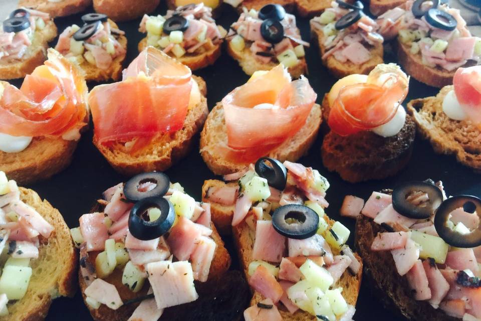 Canapés gourmet