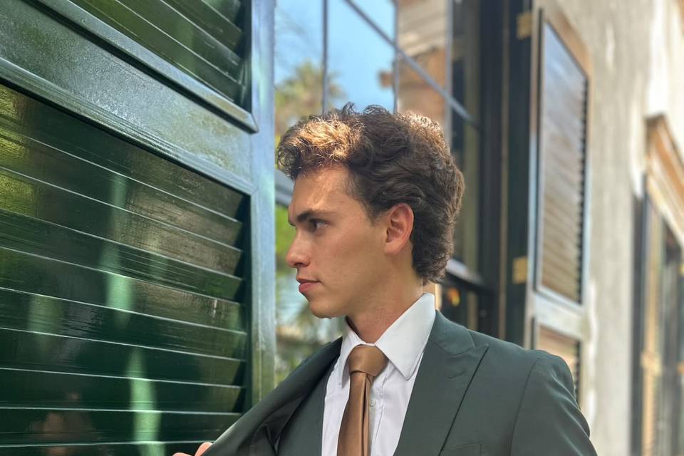 Traje 3pzas Verde