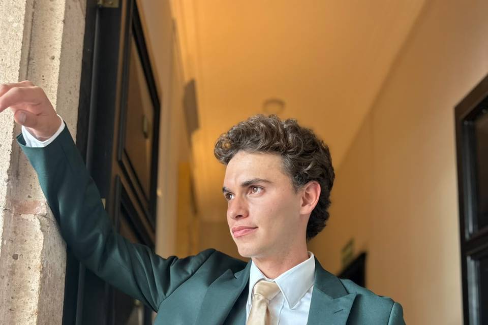 Traje 3pzas Verde